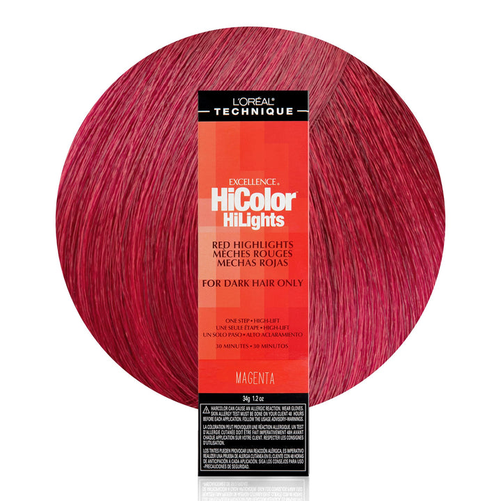 LOREAL Excel HICOLOR Hilights magenta 34 G Gewicht 35 ml (1er Pack), 35 ml (1er Pack)