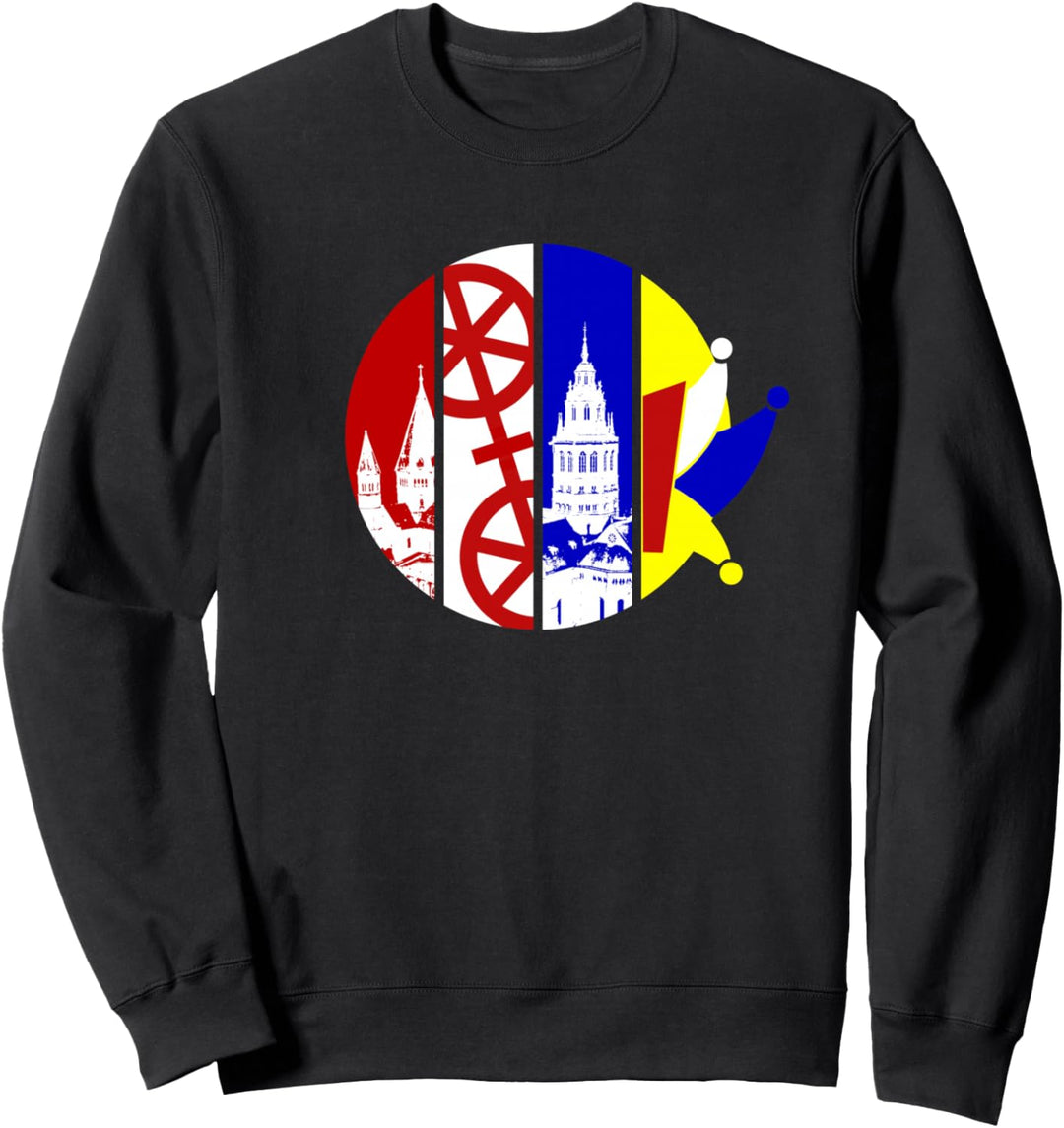 Mainzer Meenzer für echte Mainzer Fastnacht Sweatshirt