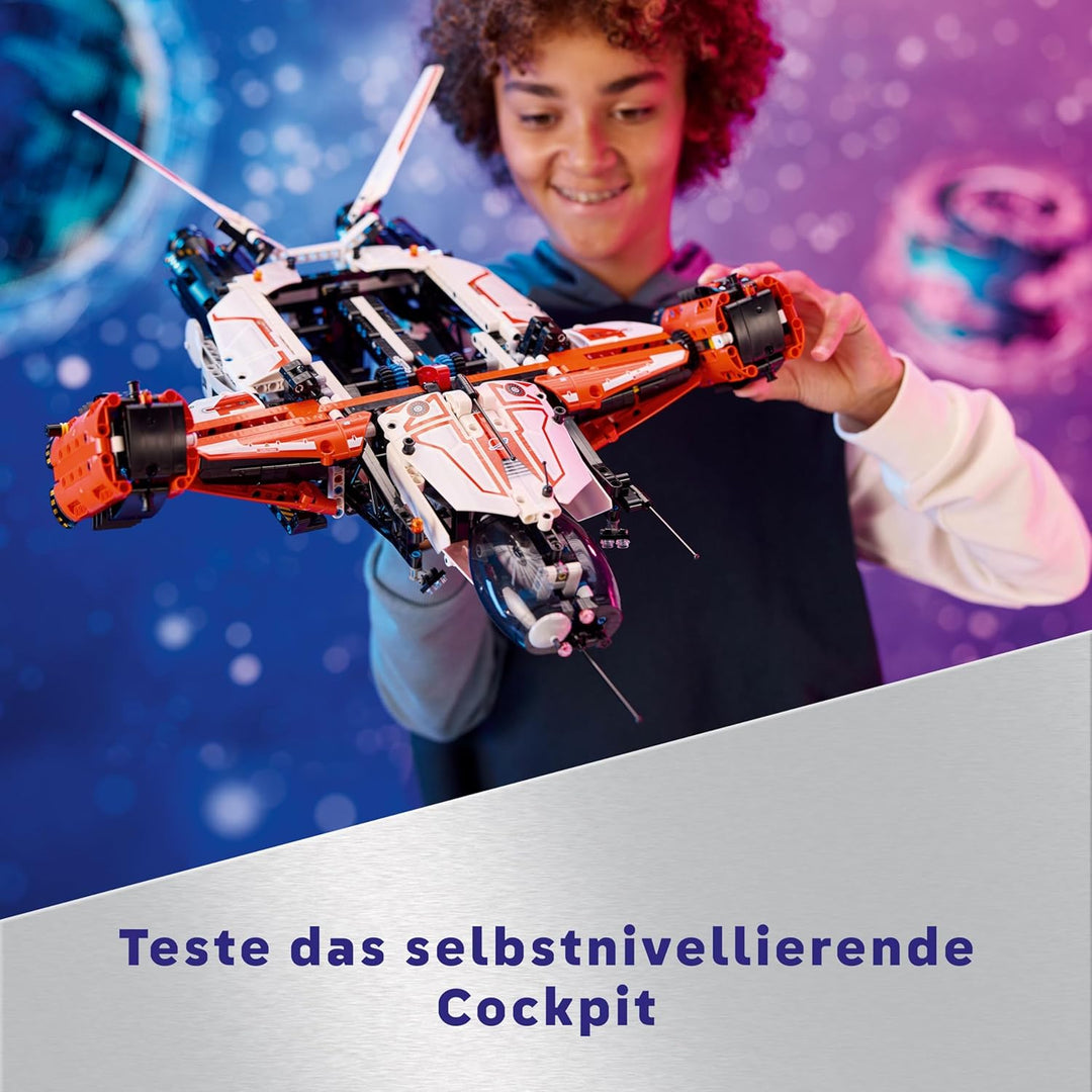 LEGO Technic VTOL-Schwerlastraumfrachter LT81, Space Bauset, Weltraum-Spielzeug, Raumschiff, Spielse