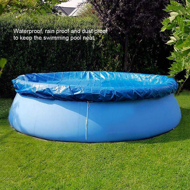 Bodenmatte für Pool, runde Form, PE, wasserdicht, staubdicht, Poolabdeckung, Zubehör aus Stoff, Schu