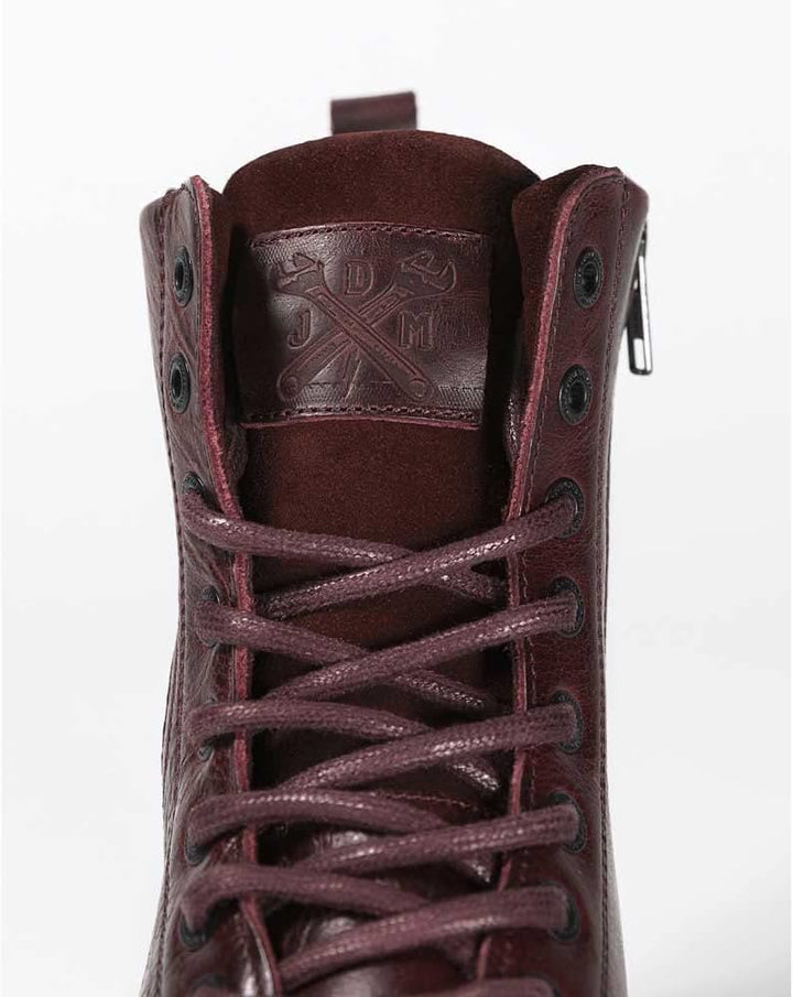 John Doe Motorradschuh Sixty | XTM| Threepoint Protection | Lederstiefel aus Rindsleder | Rutschfest