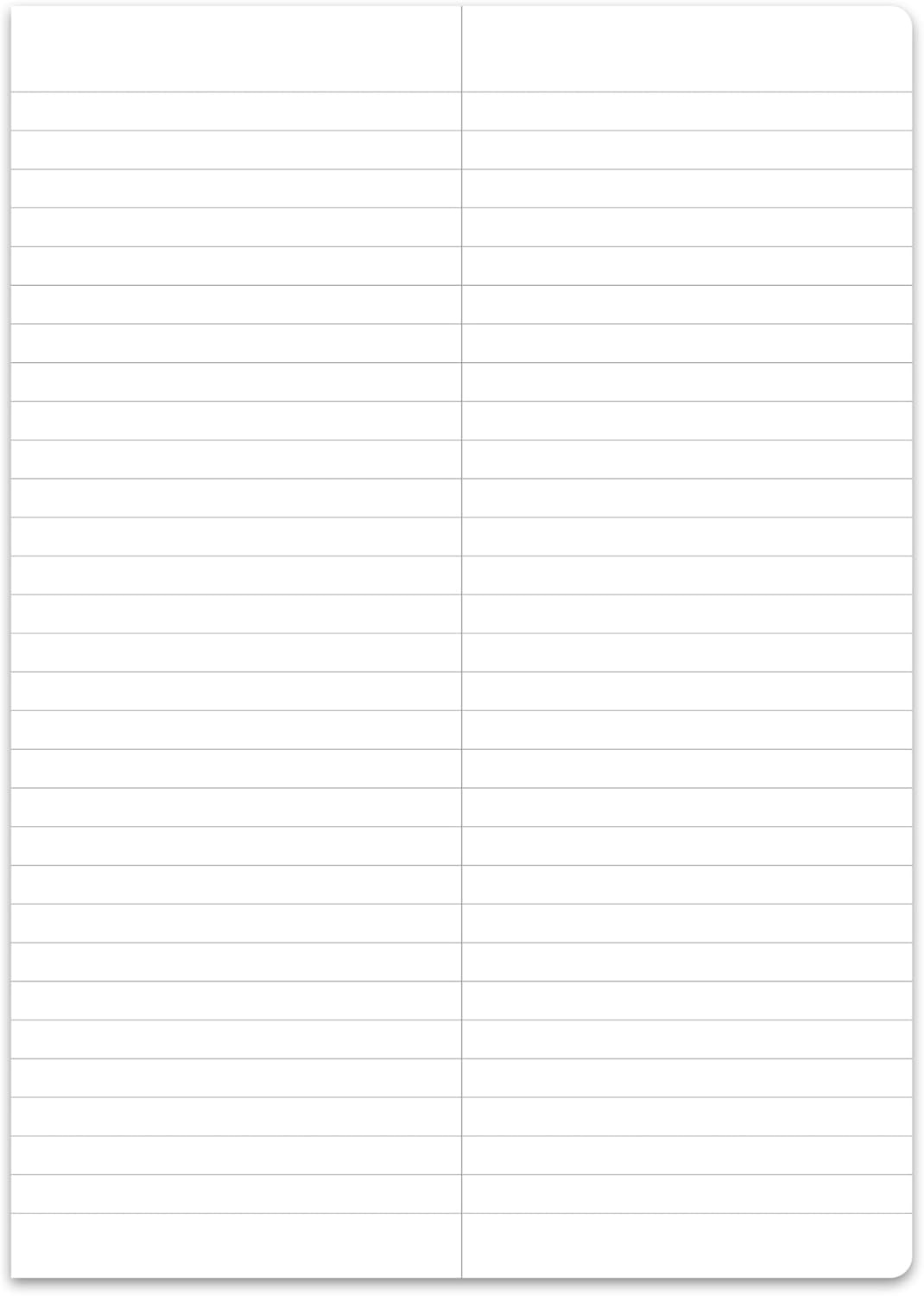 Staufen Style Vokabelheft - 5 Hefte je 32 Blatt, DIN A4, Lineatur 53 (Vokabel mit Mittellinien), 80