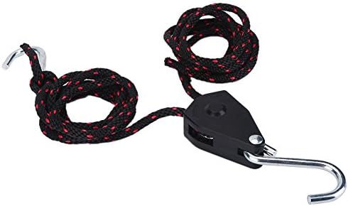 Seilratsche, Mehrzweck Bügelclip Aufhänger Bugheck mit Haken für Bootskajak