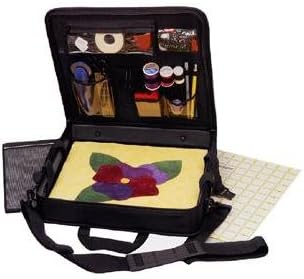 Prym 612380 Quilter's travel case (Koffer für PW-Zubehör), Polyester, Black, 35 x 36 x 7 cm, schwarz