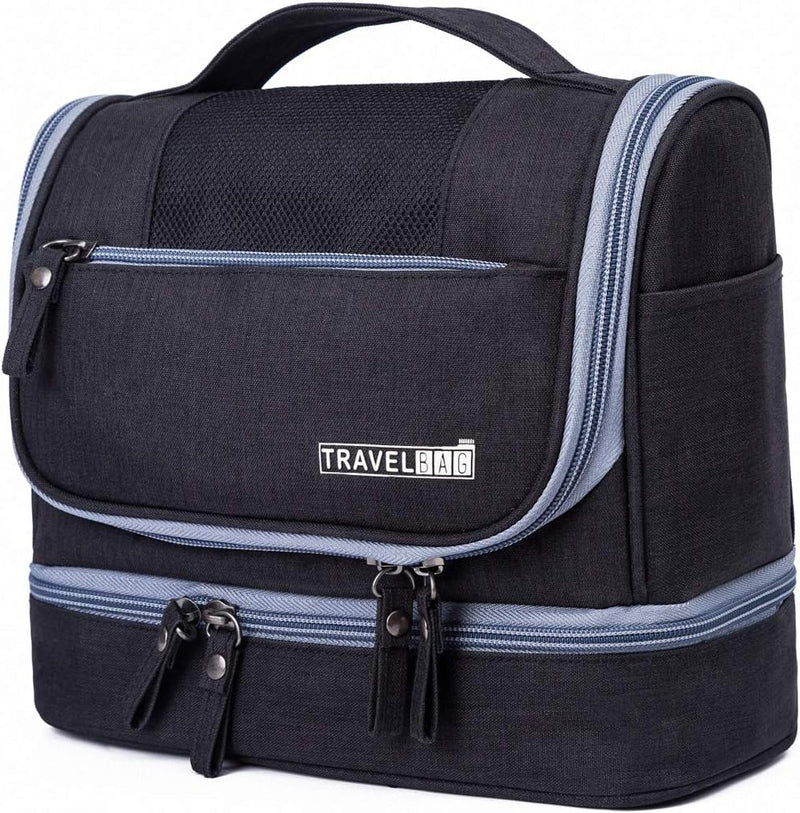 FANDARE Kulturbeutel Damen Herren Kosmetiktasche Reise Kulturbeutel, Waschtasche Kulturtasche zum Au