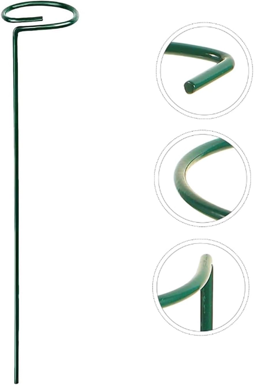 10 Stücke Staudenhalter, Strauchstütze, Blumenstütze, Metall Garten Stützring, Pflanzenhalter Ringkä