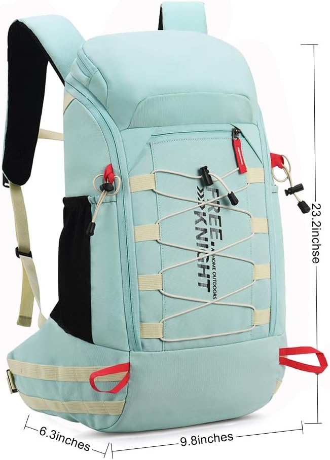 Bseash 40L Leichter wasserdichter Wanderrucksack mit Regenschutz, Outdoor Sport Reise Tagesrucksack