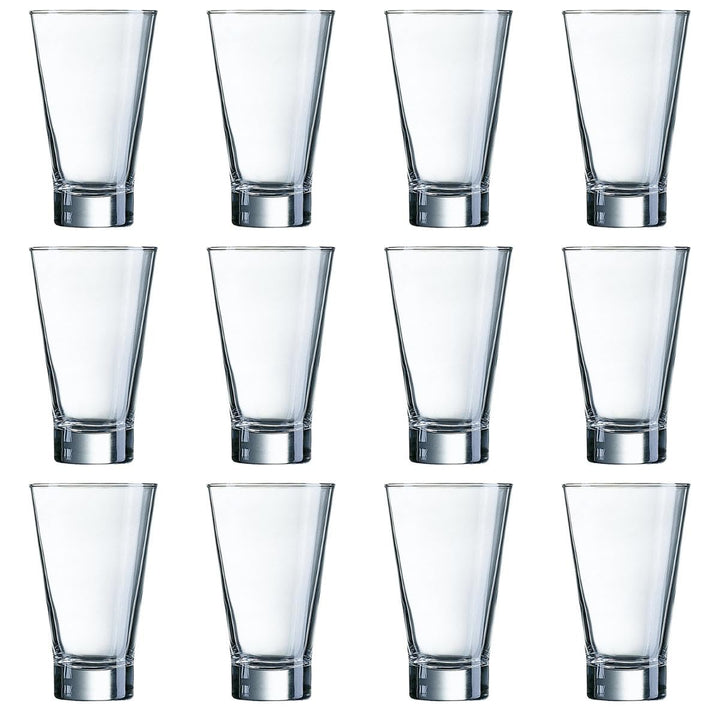 Arcoroc ARC 79728 Shetland Longdrinkglas, 350ml, Glas, transparent, 12 Stück Longdrink 350ml, Longdr
