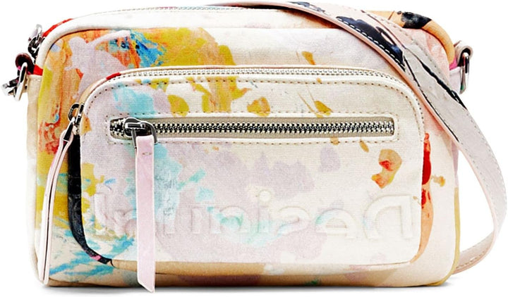 Desigual Women's Bag_MANCHAS_Cambridge Mini 1001 RAW, White