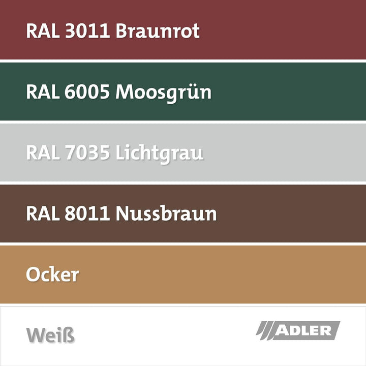 ADLER Pullex Holzfarbe - deckende Wetterschutzfarbe für Sanierung und Neuanstrich mit Schutz vor Blä