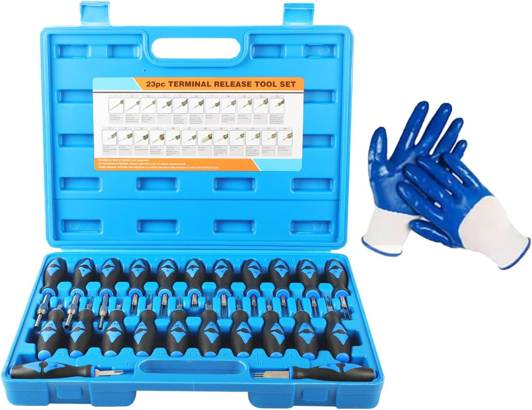 VKALTUL Auspinnwerkzeug kfz Set23-tlg terminal Removal Tool kit, Pin Werkzeug KFZ Stecker terminal a