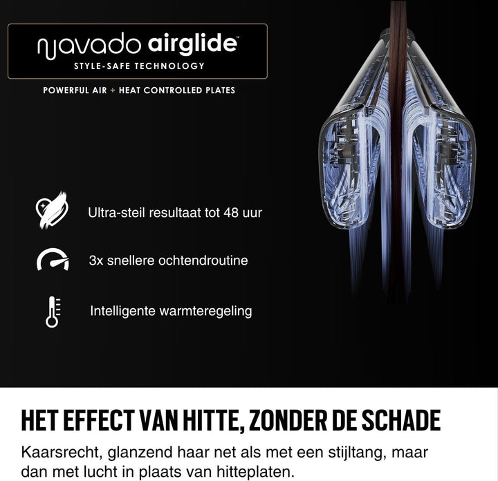 Airglide Airstraight - Glätteisen Wet-to-Dry - Haartrockner &amp; Haarglätter 2-in-1 - Coldshot - Altern