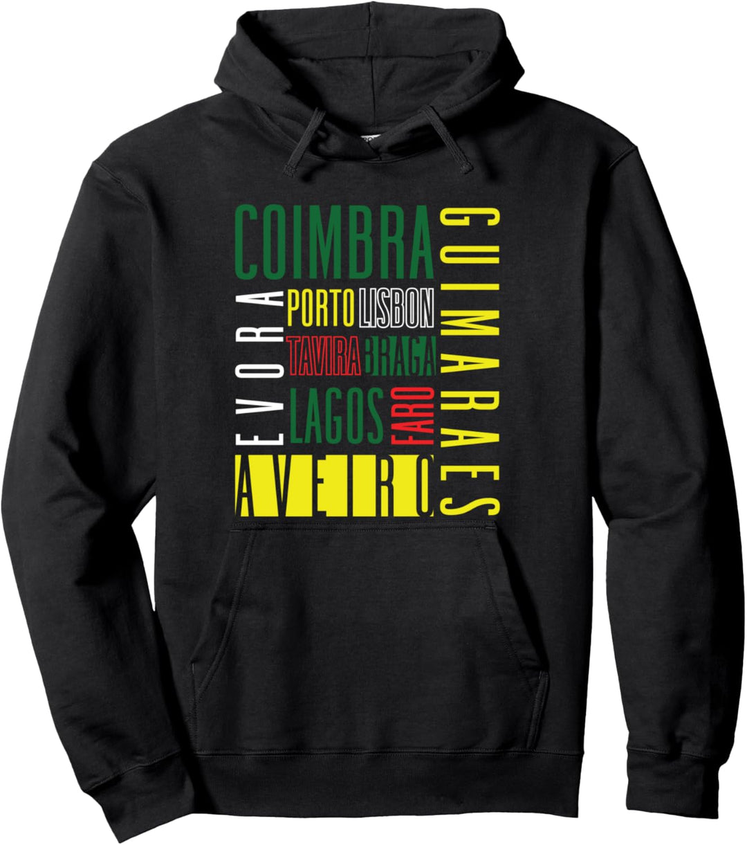 Städte von Portugal Pullover Hoodie