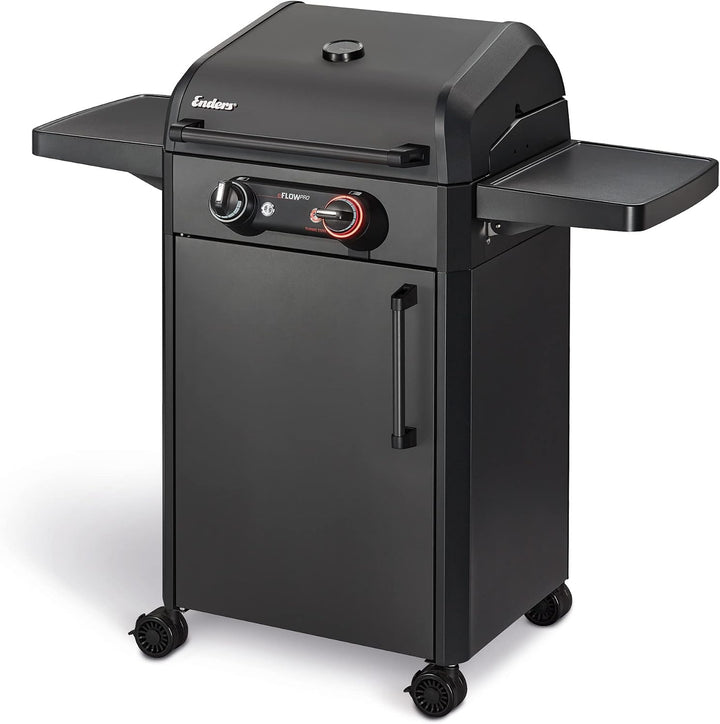 Enders® Elektrogrill eFLOW PRO 2 TURBO™ aus der SHADOW-Serie &amp; ® SWITCH GRID Pizzastein Bundle mit P