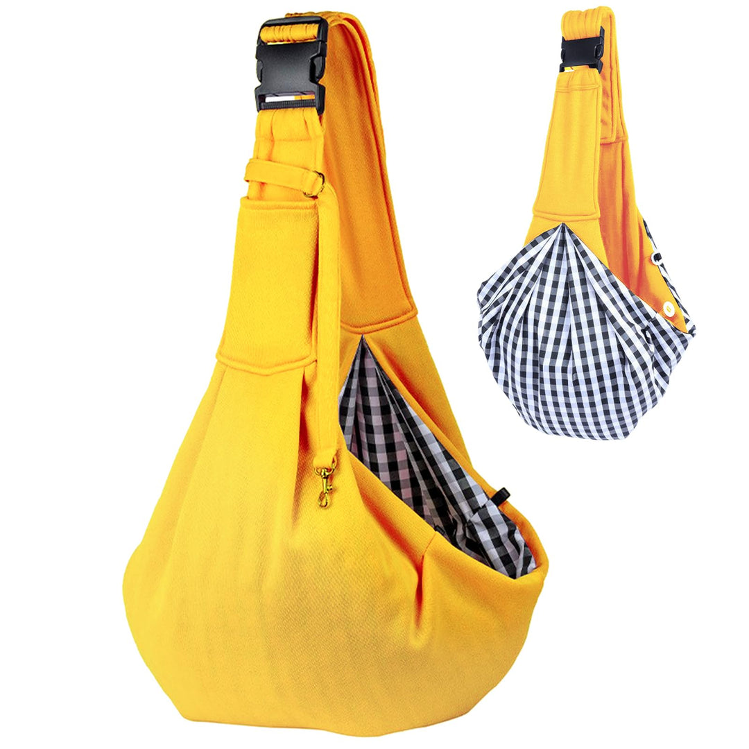 Verstellbarer Hundetragetasche, Reversibel Kleine Hundetragetasche, Pet Sling Carrier, Hunde Tasche