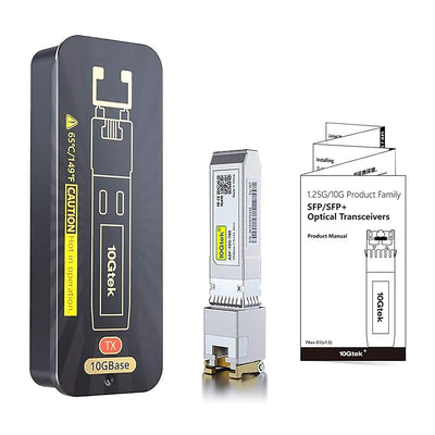 80-Meter 10G SFP+ auf RJ45 Modul, 10GBase-T Kupfer CAT.6a Transceiver Kompatibel für Cisco SFP-10G-T