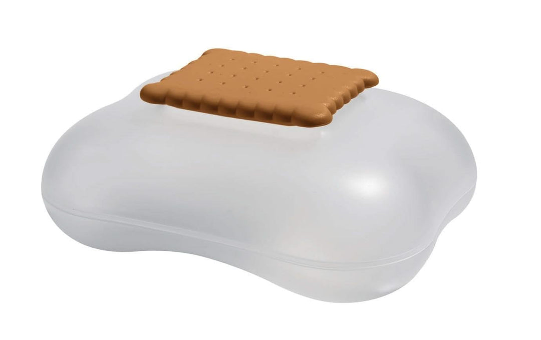 Alessi Mary Biscuit ASG07 I - Design Keksdose mit Deckel, Thermoplastisches Harz, Eis,30 x 1.19 x 12