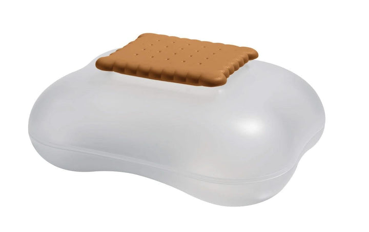 Alessi Mary Biscuit ASG07 I - Design Keksdose mit Deckel, Thermoplastisches Harz, Eis,30 x 1.19 x 12