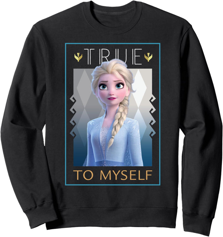 Disney Frozen 2 Elsa True To Myself Portrait Sweatshirt