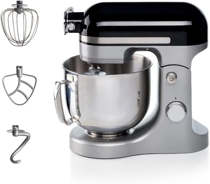 Ariete 1589 Moderna Planetaria Knetmaschine, 1600 Watt, 11 Geschwindigkeiten, 5,5 Liter, 3 Zubehörte