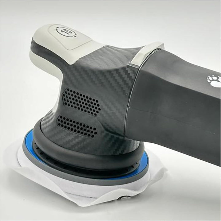 RUPES BigFoot Exzenter-Poliermaschine, 15 mm, Leistung 500 Watt, Klett-Schleifteller 125 mm, Karosse