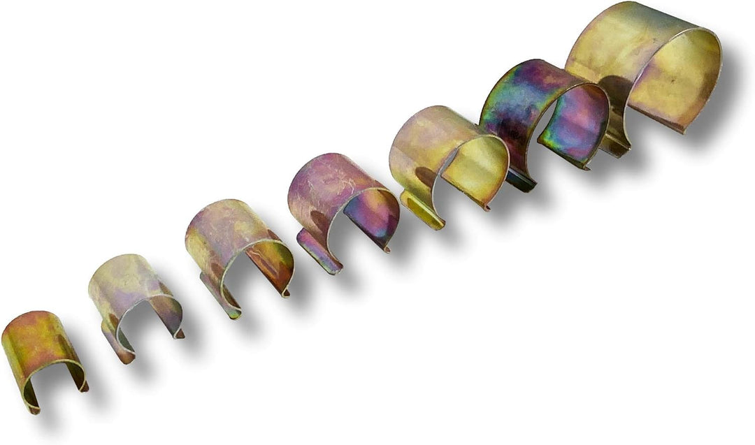 Gewächshausklammern - Folienhalter [50 Stk.] für Rundrohre - verschiedene Durchmesser (15-55mm) - Si