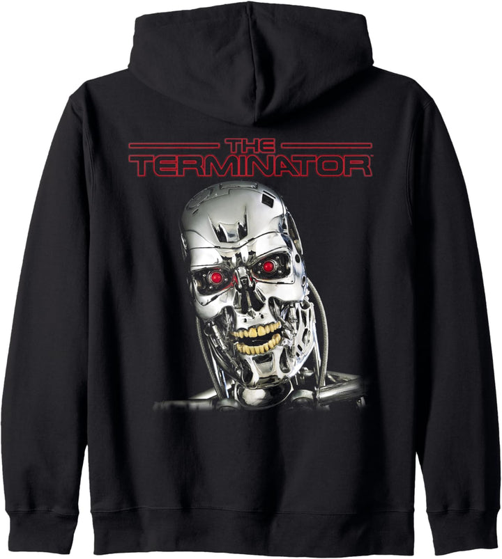 Der Terminator T-800 Kopf Kapuzenjacke