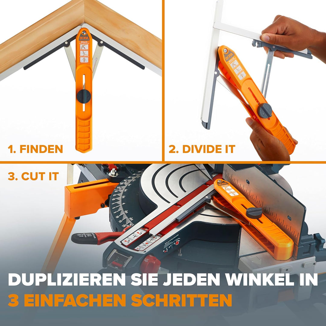 Bora MiteriX Winkel Aluminium Holz Duplikator 530401