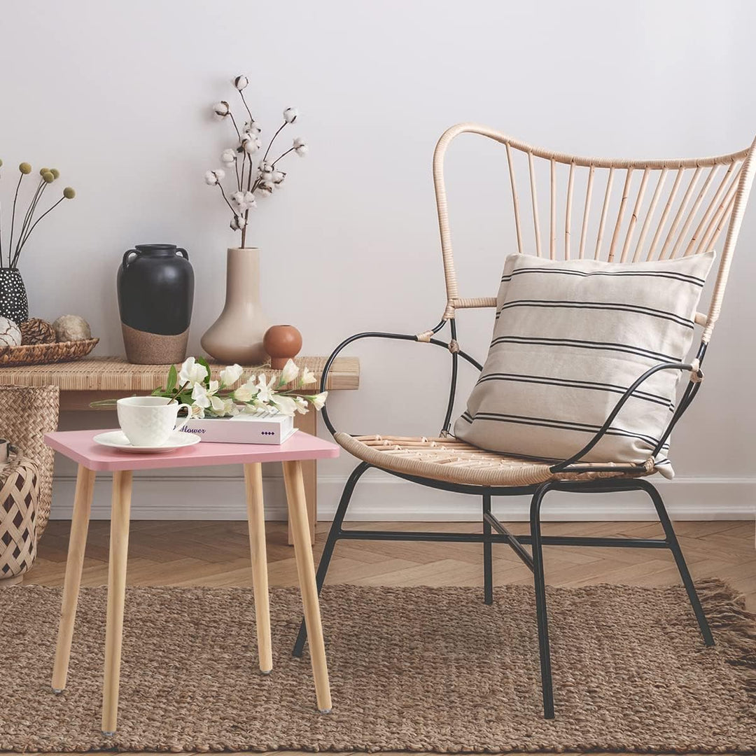 FORAOFUR Kleiner Beistelltisch Set, einfache Montage, Tisch Klein für Wohnzimmer, Schlafzimmer, Balk