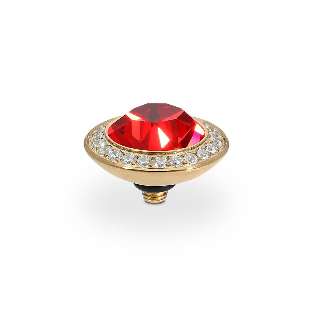 Qudo INTERCHANGEABLE gold Aufsatz TONDO deluxe 13mm, Gold