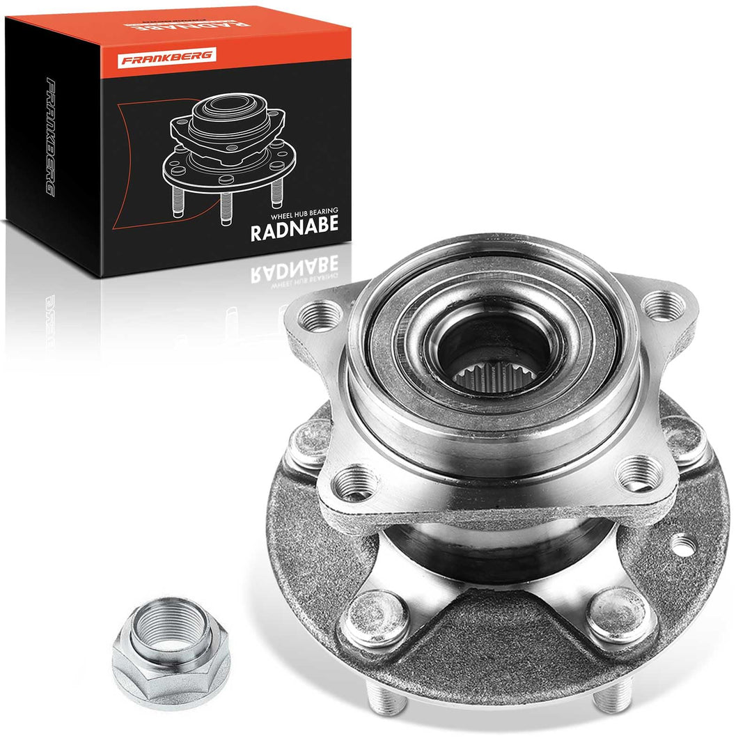 Frankberg Radnabe Radlagersatz Hinterachse Kompatibel mit CX-7 ER 2.2L 2.3L SUV 2010-2014 Replace# G