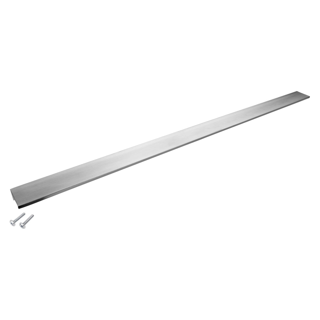 5er Set Alu Möbelgriff SEARL 680 mm Edelstahloptik Griff-Profilleiste Schubladengriff Küchengriff vo