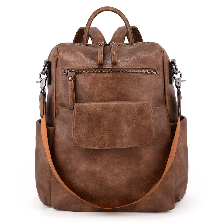 UTO Rucksack Damen Elegant mit Schultergurt Modischer Multifunktionsrucksack Schultertasche Herren P