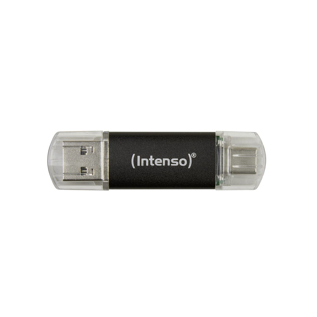 Intenso Twist Line 32 GB, Dual USB-Stick 3.2 Gen 1x1, USB-C und USB-A, 70MB/s, Anthrazit, 32 GB