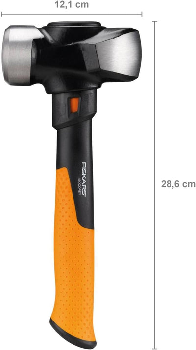 Fiskars Fäustel IsoCore M für den Einsatz bei Präzisionsabbrucharbeiten, Länge: 29 cm, Gewicht: 1,64