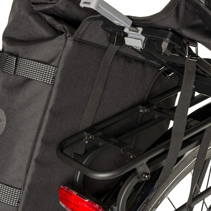 AGU H2O Roll-Top Doppelte Fahrradtasche II Urban MIK 28 Silber, 28 Silber