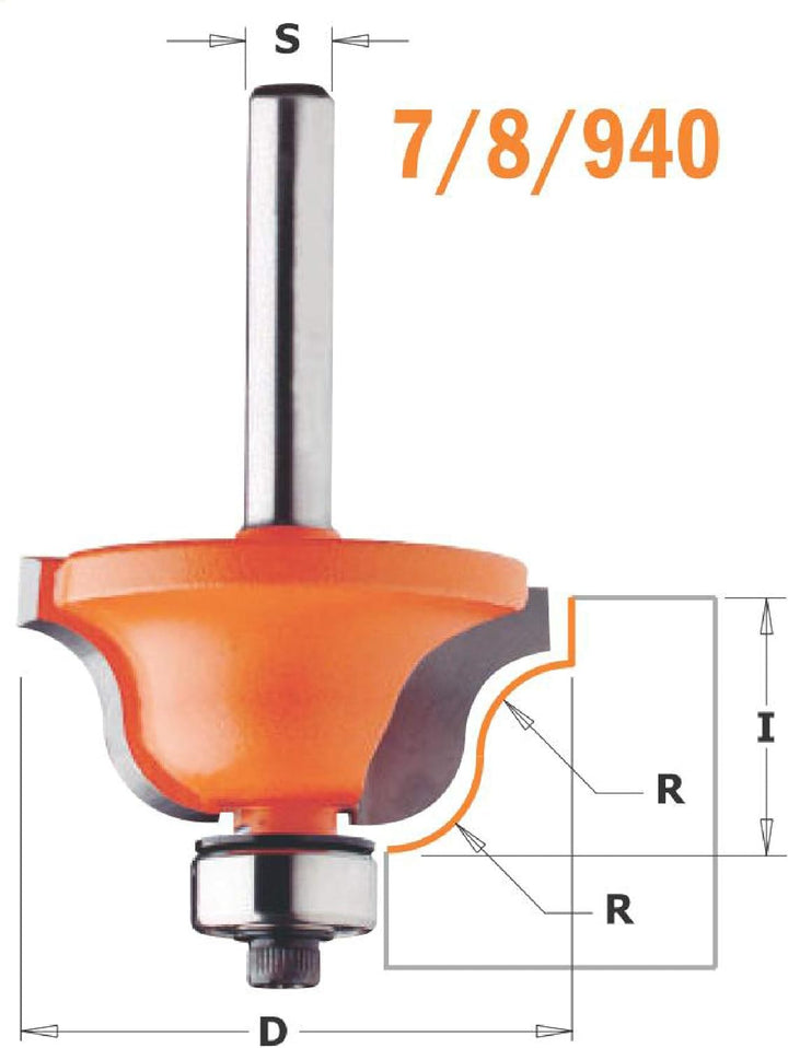 CMT Orange Tools 957.503.11 – Erdbeere Rohranfasgerät mit Rodam. 15 Grad HM S 12 D 24.5