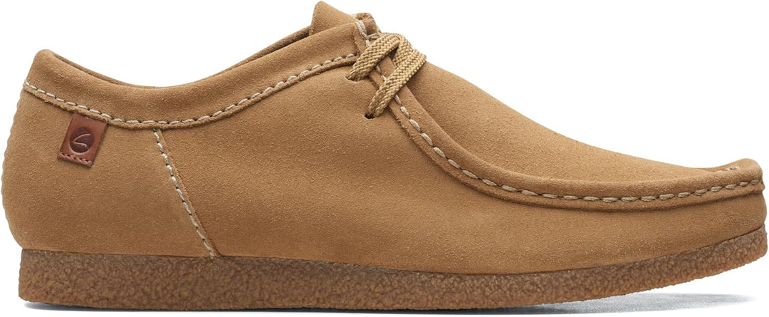 Clarks Herren Shacre Ii Run Mokassin 39.5 EU Dark Sand Suede, 39.5 EU Dark Sand Suede