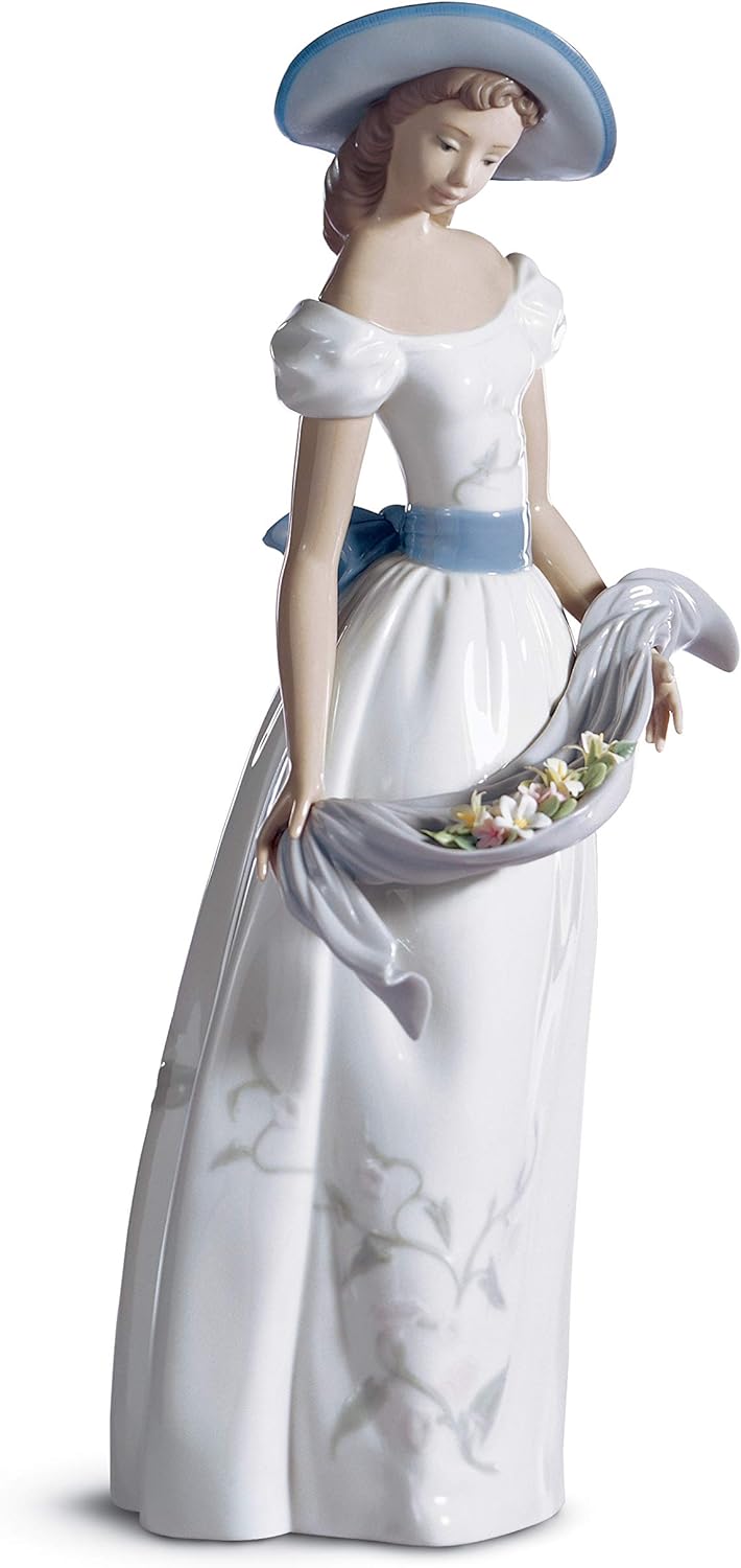 LLADRÓ Frauen-Figur Düfte Und Farben. Frau. Porzellan.