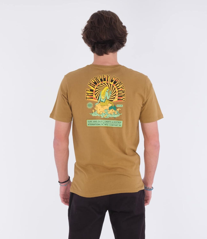 Hurley Herren Evd Wash Reflection Tee Ss T-Shirt L Goldene Doodle, L Goldene Doodle