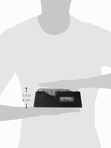 Faithfull DWQUAD Diamond Schleifstein, 4-seitig, FAIDWQUAD-TB, Multi 1 Originalverpackung