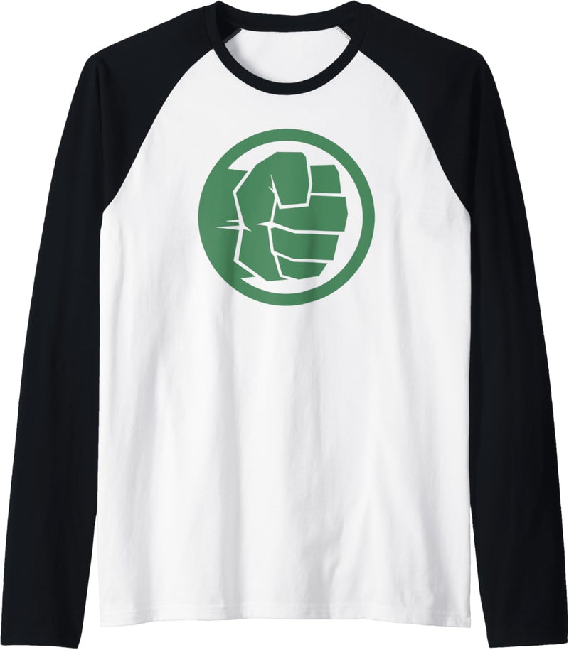 Marvel Hulk Large Center Chest Logo Raglan