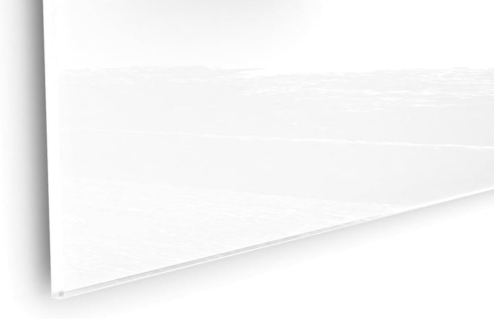 ALLboards Glasboard Magnetisch Perlweiss 60x40cm, Rahmenlos, Glastafel, Magnettafel, Gehärtetes Glas