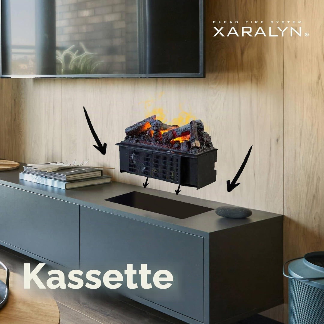 Xaralyn | Opti-Myst Cassette 600 Wasserdampfkamin - Einbaukamin, Elektrokamin