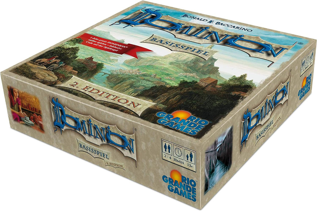 Rio Grande Games 22501413 - Dominion Basisspiel - zweite Edition; Neuauflage des Spiel des Jahres 20