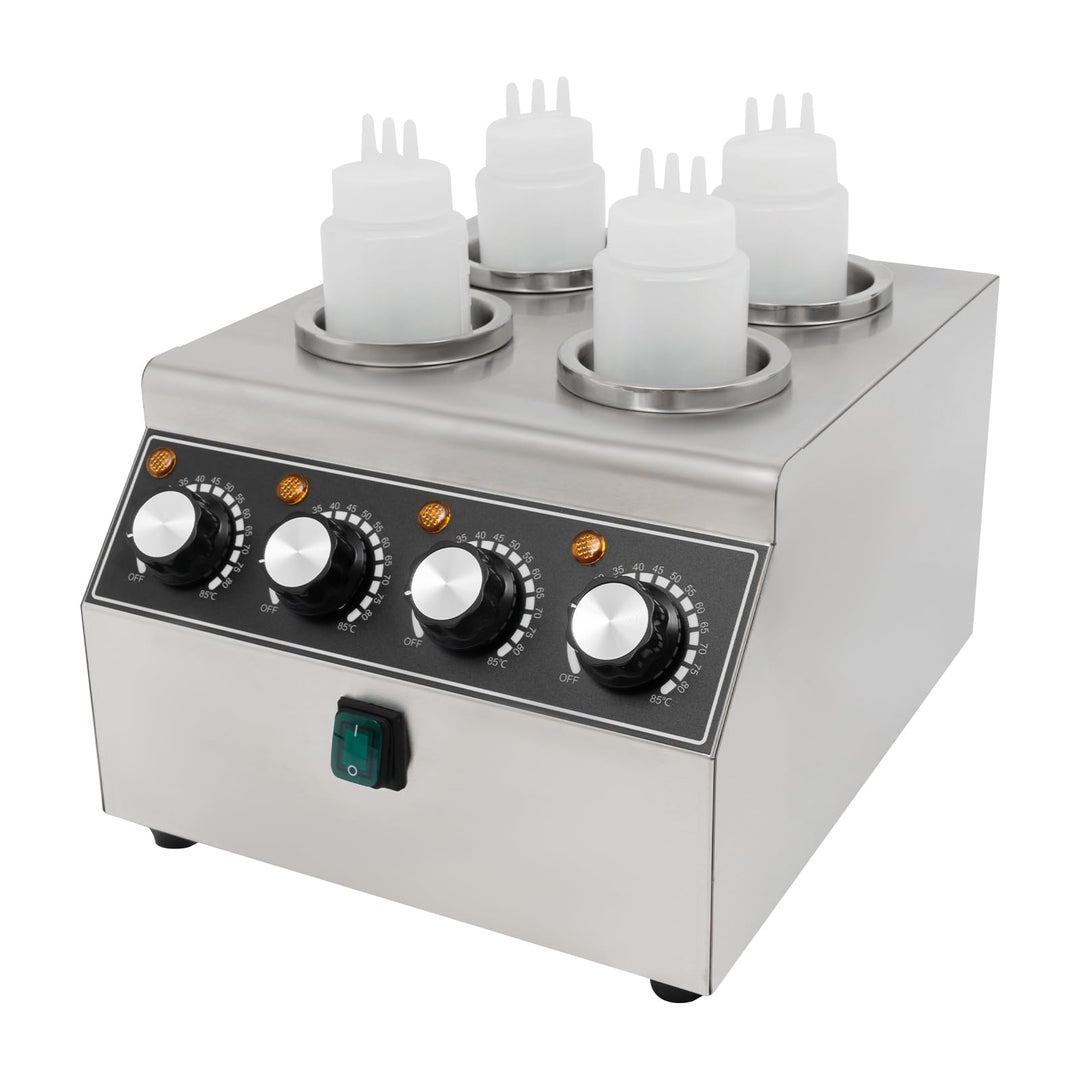 Sossenwärmer,Sossenwärmemaschine aus Edelstahl,Sossenwärmemaschine mit Druckflasche,Temperatur Einst