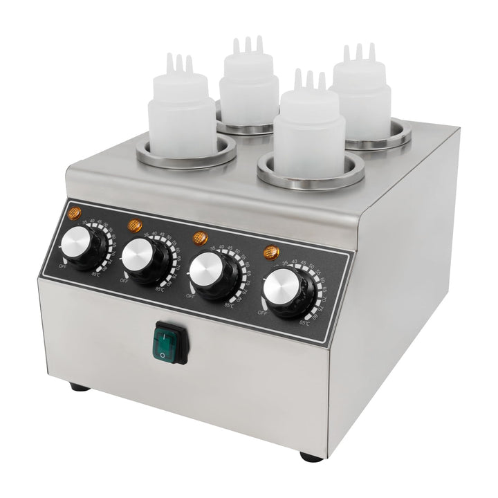 Sossenwärmer,Sossenwärmemaschine aus Edelstahl,Sossenwärmemaschine mit Druckflasche,Temperatur Einst