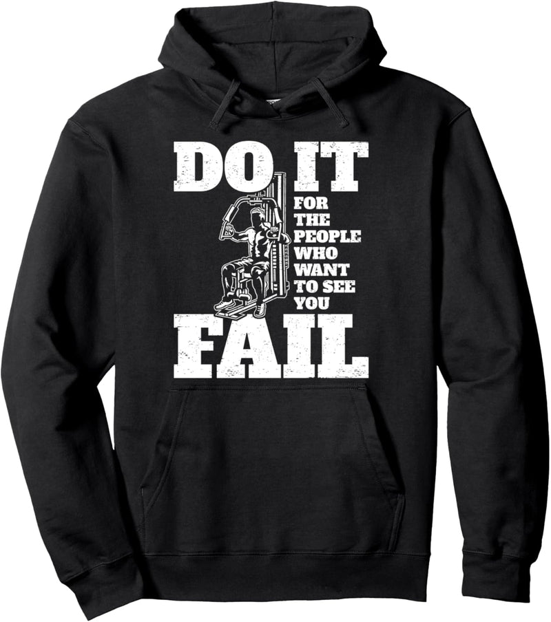 Cooler Workout Fitness Spruch Bodybuilder I Mach Es Für Sie Pullover Hoodie