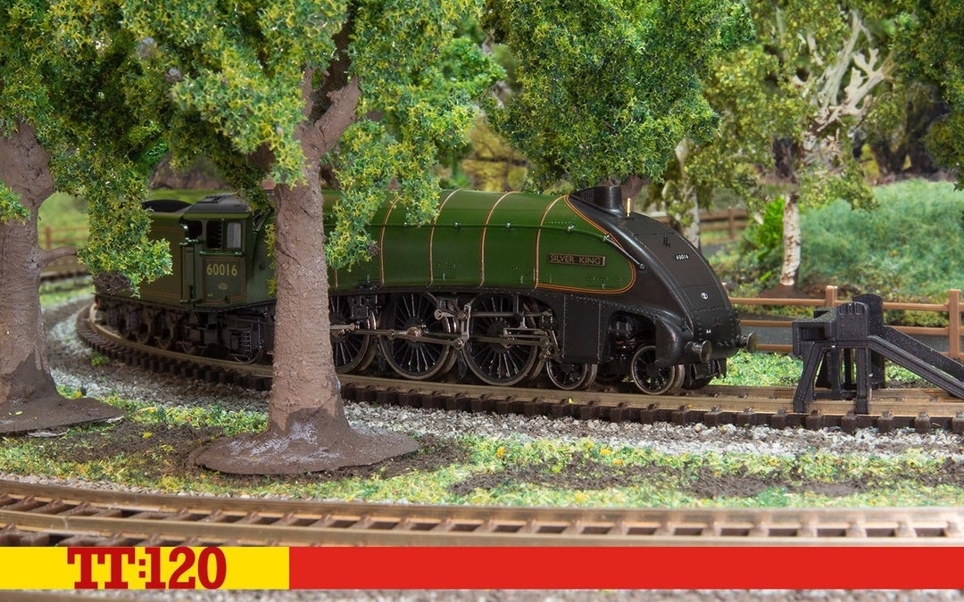 Hornby TT:120 Modelleisenbahn TT3008M BR Klasse A4 4-6-2 60016 „Silver King“ – Lokomotiven der 4. Är