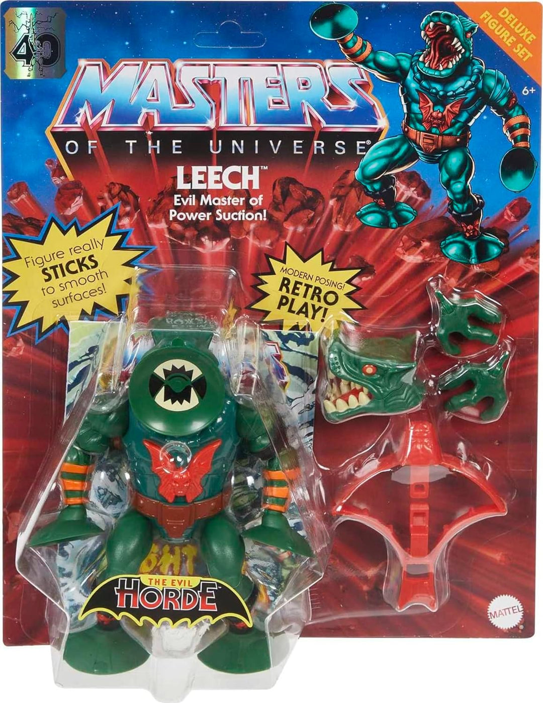 Masters of the Universe Origins 14 cm Deluxe Figur: Leech